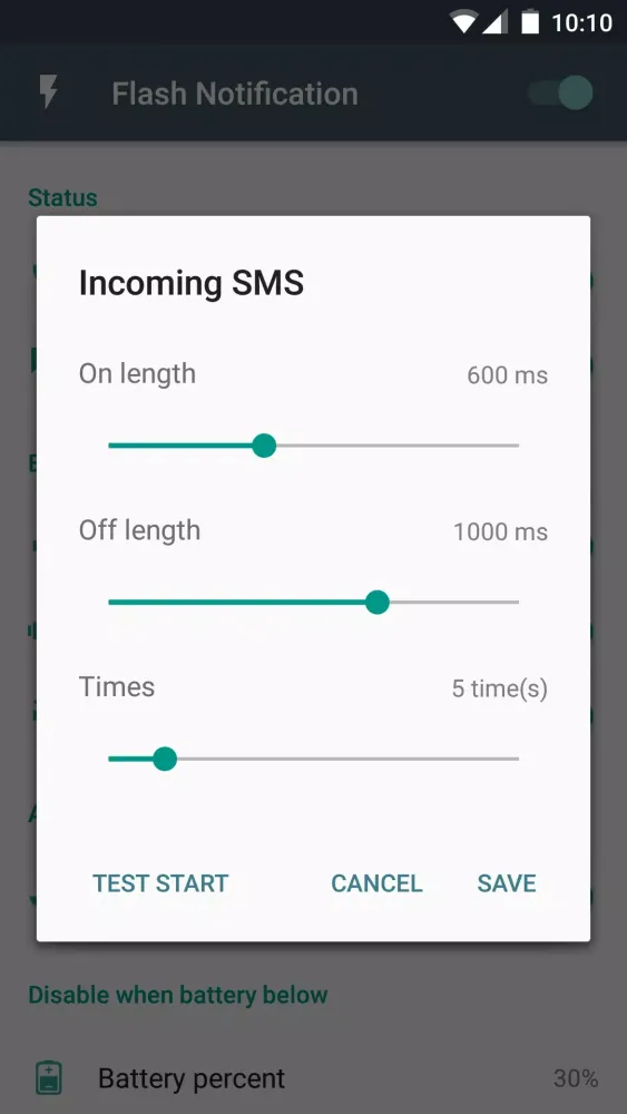 Flash Notification स्क्रीनशॉट
