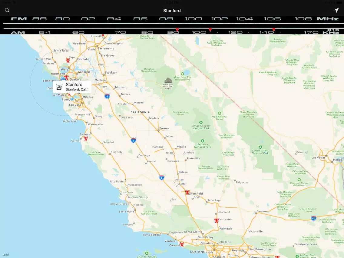 College Sports Radio iPad  Screenshots