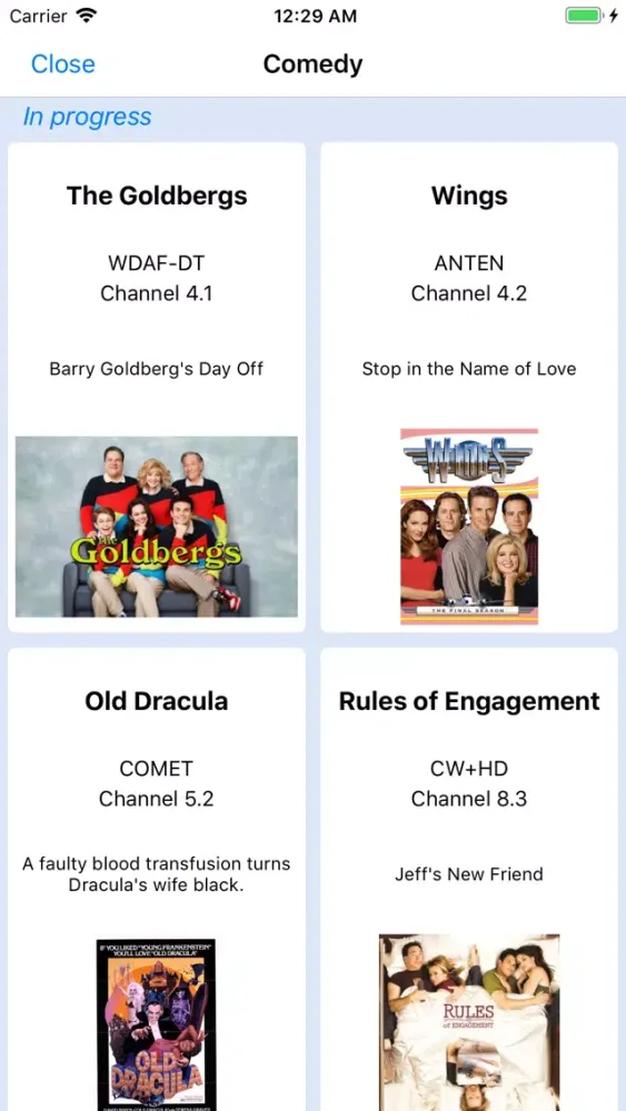 Over-The-Air TV Channel Guide Ekran Görüntüleri