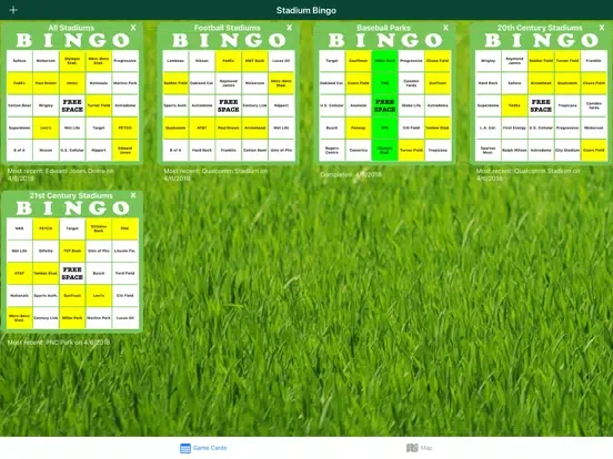 Tangkapan layar Stadium Bingo! iPad 
