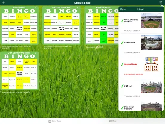 Tangkapan layar Stadium Bingo! iPad 