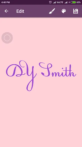 Capturas de tela do Signature Maker