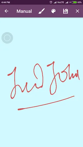 Capturas de tela do Signature Maker