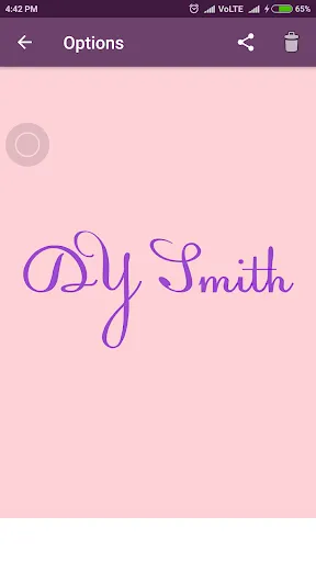 Capturas de tela do Signature Maker