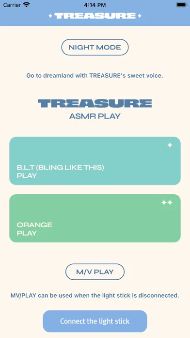 TREASURE LIGHT STICK سکرین شاٹس