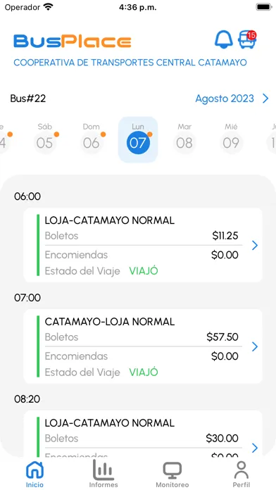 BusPlace Socios Screenshots