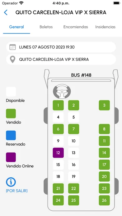 BusPlace Socios Screenshots