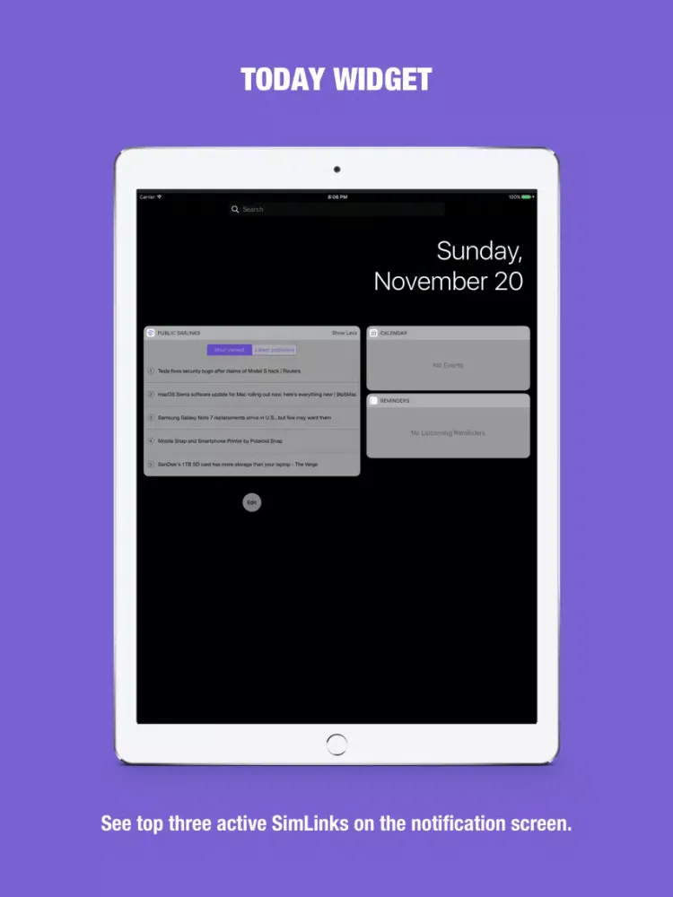 SimLink It! iPad 应用截图