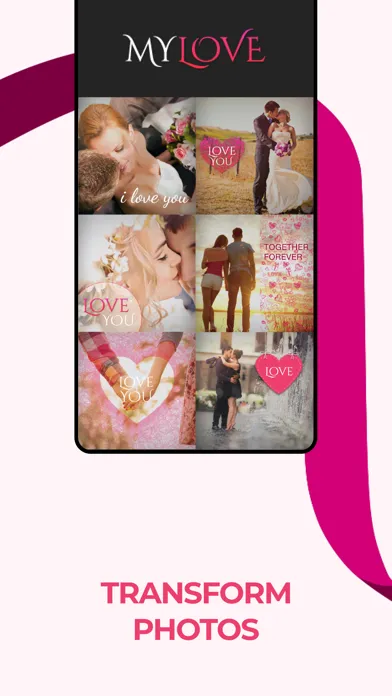 Tangkapan skrin MyLove Photo for loving hearts