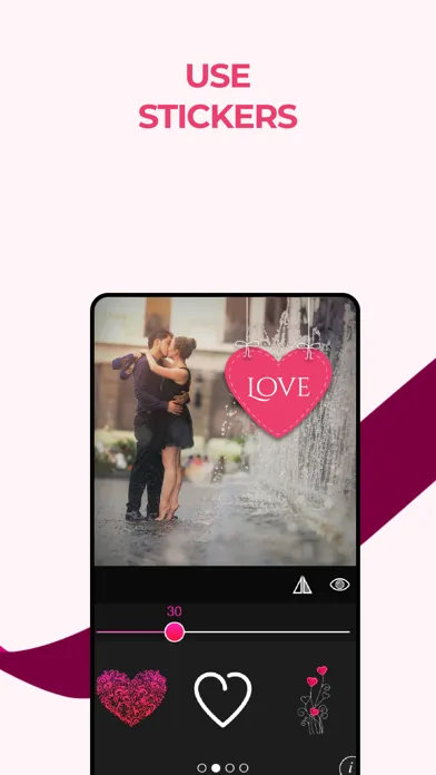 Tangkapan skrin MyLove Photo for loving hearts