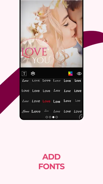 Tangkapan skrin MyLove Photo for loving hearts