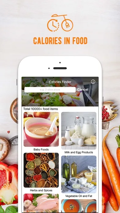 Calories Finder Screenshots