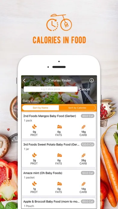 Calories Finder Screenshots