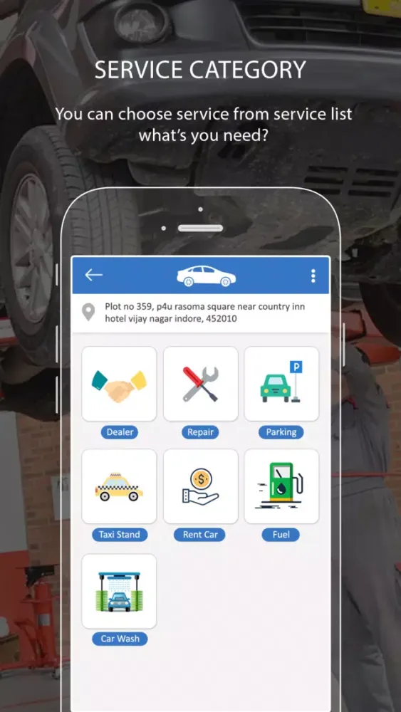 Captures d'écran de Car Service Finder