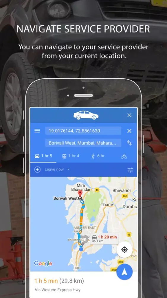 Captures d'écran de Car Service Finder