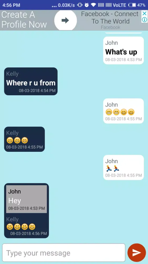 Global Chat スクリーンショット