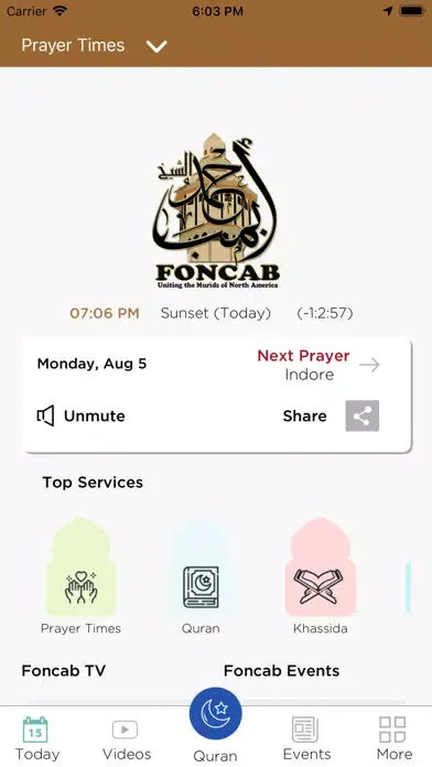 FONCAB – MURID APP應用截圖