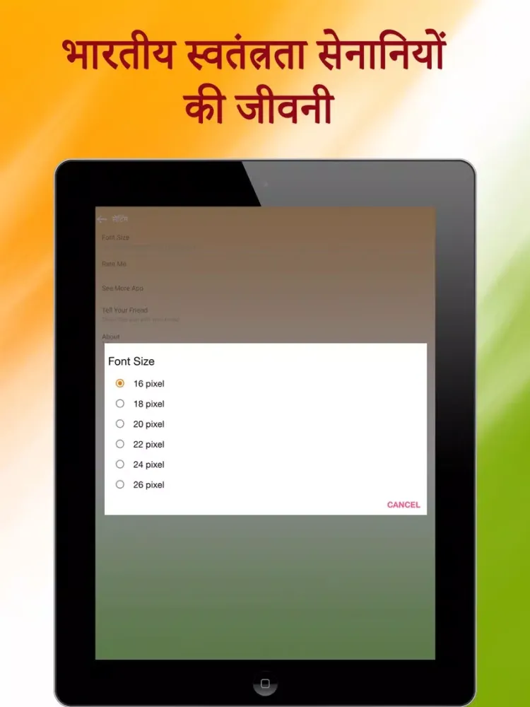Capturas de tela do Indian Freedom Fighter iPad 