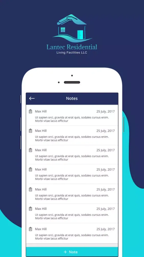 Zrzuty ekranu Care Management APP Doctor