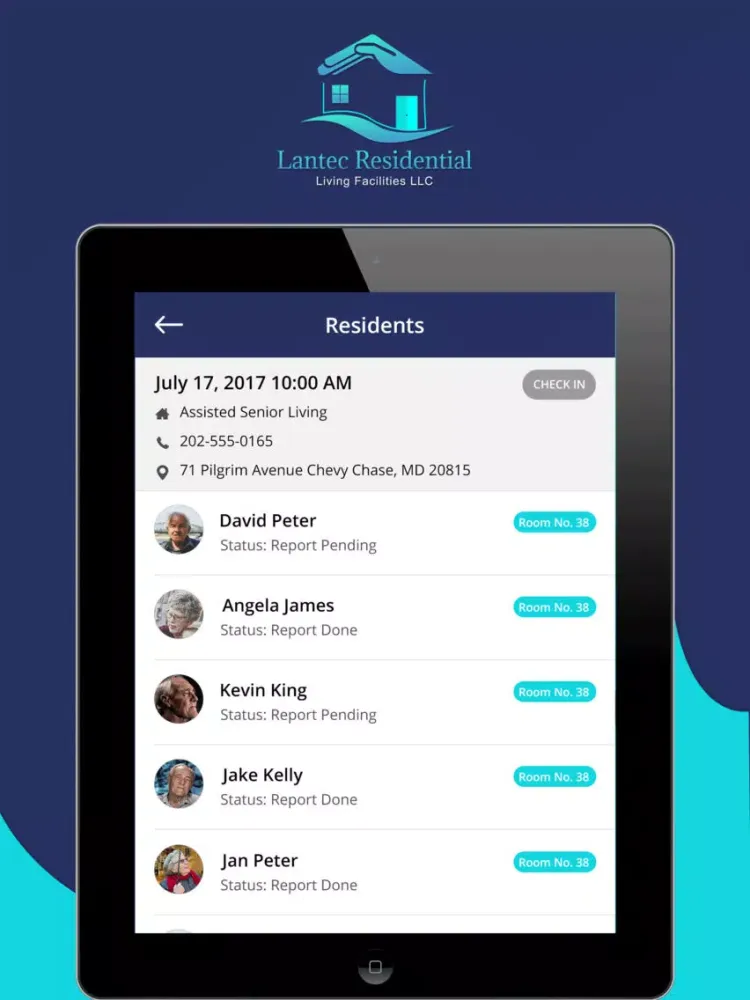 Care Management APP Employees iPad  Ekran Görüntüleri