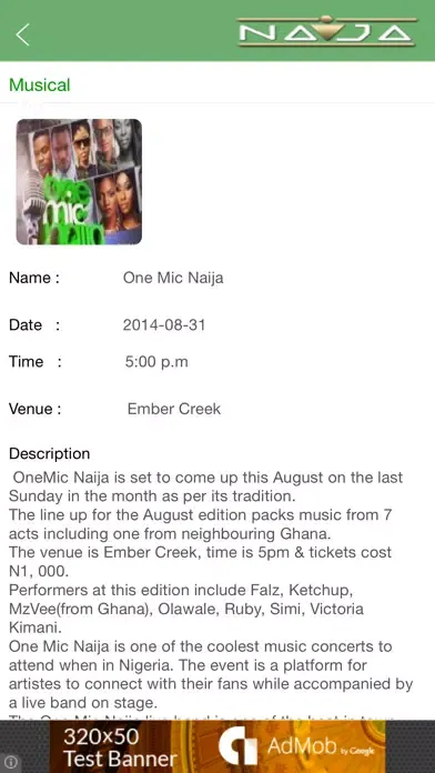 Naija.com EVT & ENT スクリーンショット