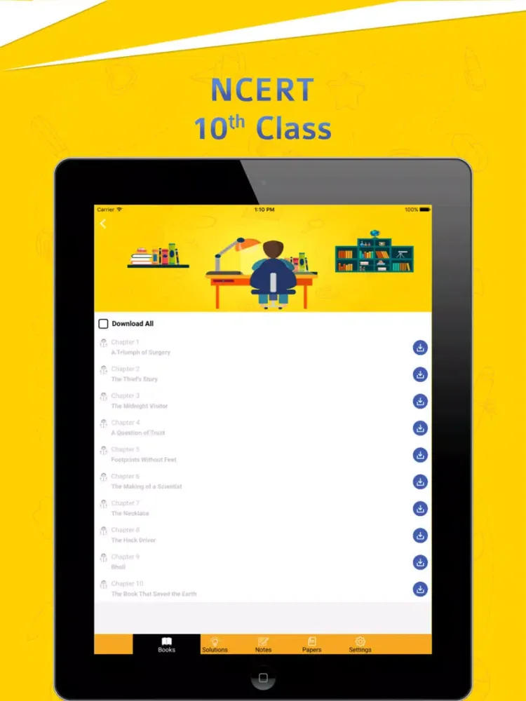 NCERT 10th Class Books iPad  स्क्रीनशॉट