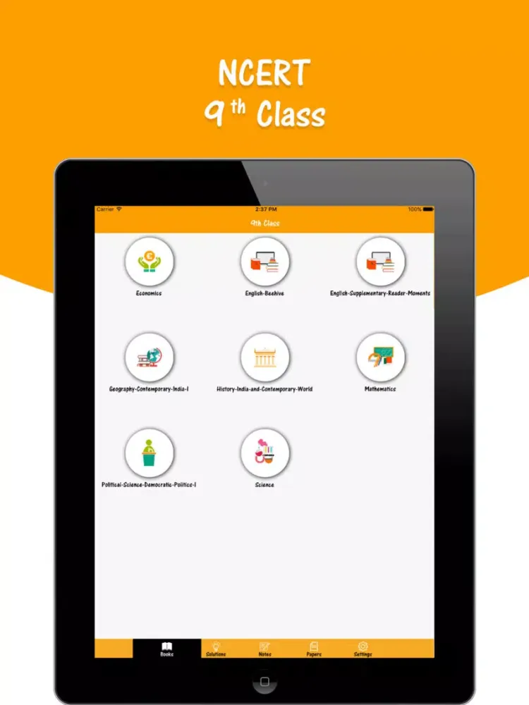 NCERT 9th Class Books iPad 应用截图