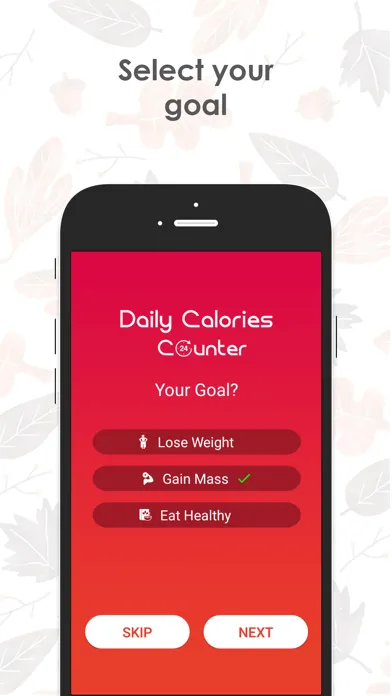 Daily calories counter স্ক্রিনশট