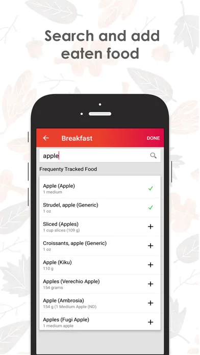 Daily calories counter স্ক্রিনশট