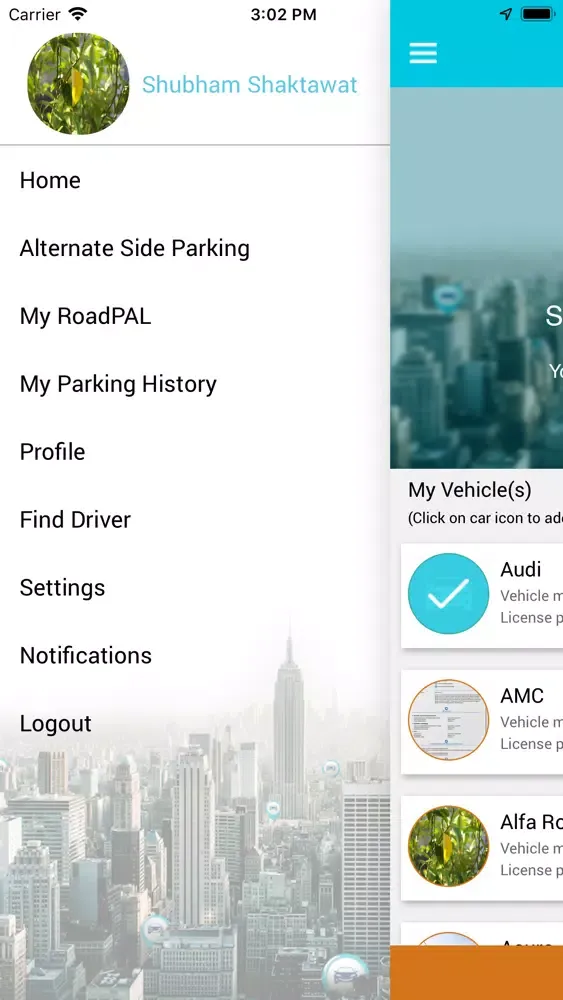 Ảnh chụp màn hình của ParkPAL (NYC Street Parking)