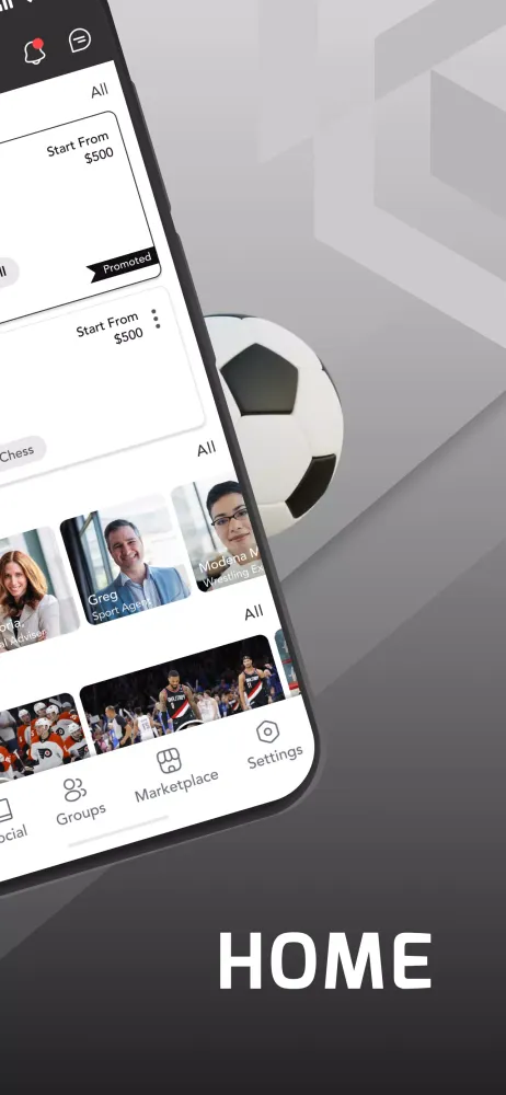 Capturas de tela do Sportconn
