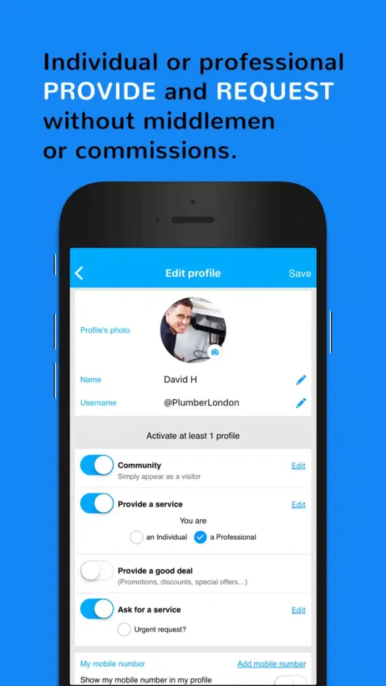 Captures d'écran de WeFind - Services and Help