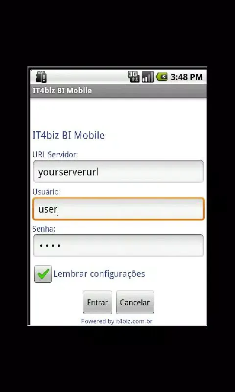 Capturas de pantalla de IT4biz BI Mobile