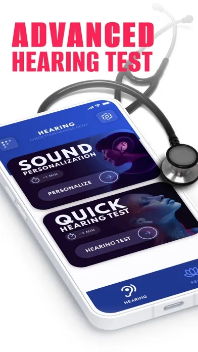 Capturas de tela do Hear Me: Hearing Test