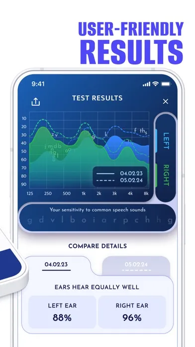 Capturas de tela do Hear Me: Hearing Test