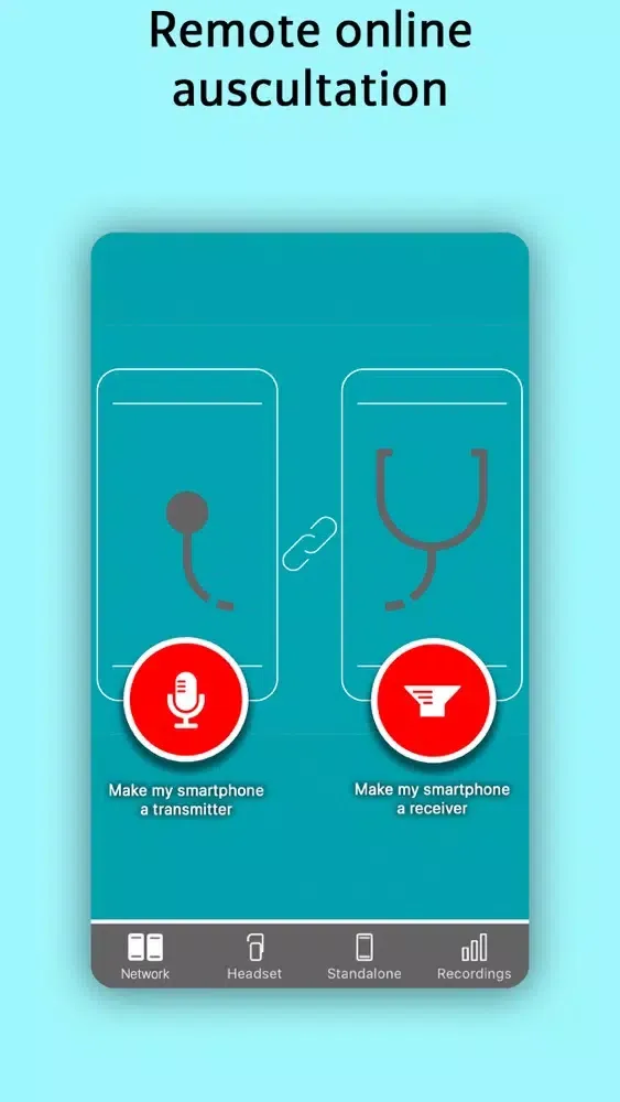 Capturas de tela do STETHOSCOPE, Telemed, mHEALTH