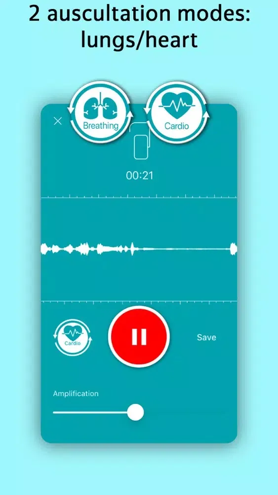 Capturas de tela do STETHOSCOPE, Telemed, mHEALTH