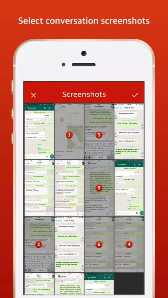 صور SMS Export or Chat to PDF