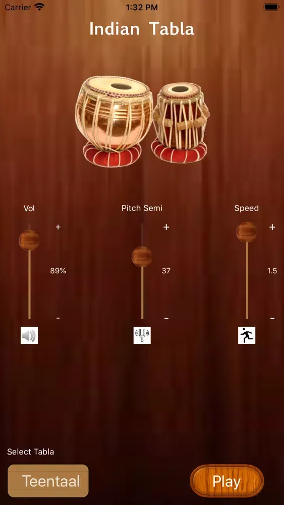 Tangkapan layar Indian Tabla