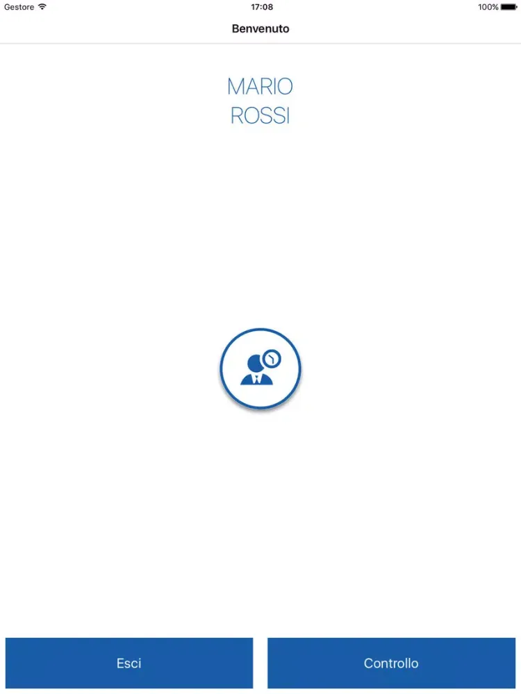 Mobi Clock - rilevazione presenze con smartphone iPad  Screenshots