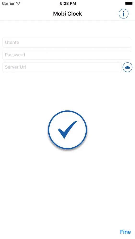 Mobi Clock - rilevazione presenze con smartphone Screenshots