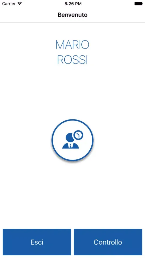 Mobi Clock - rilevazione presenze con smartphone Screenshots
