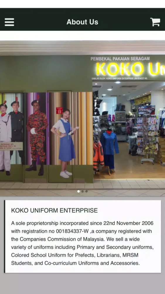 Captures d'écran de KOKO Uniform