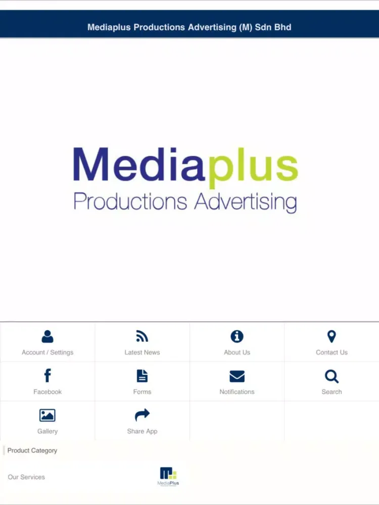 Capturas de pantalla de Mediaplus Productions iPad 