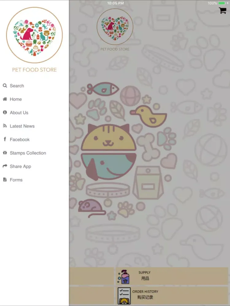 Скриншоты PET FOOD STORE iPad 