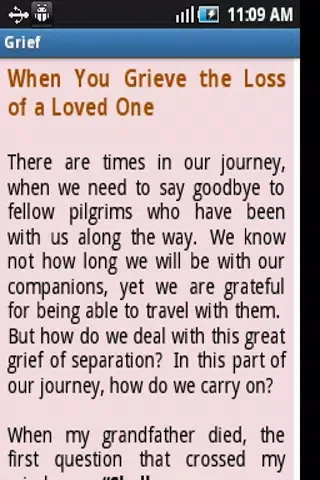 Help for the Grieving Screenshots