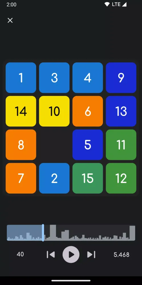 Fifteen Screenshots