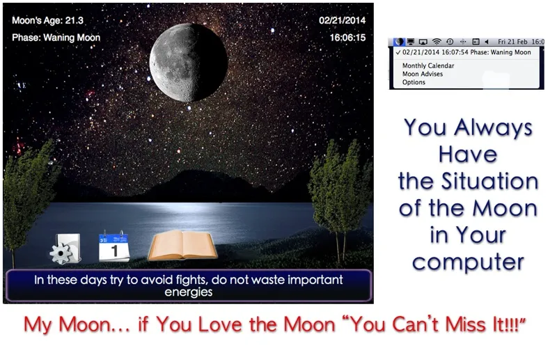 My Moon - tune in your life with moon cycles Screenshots