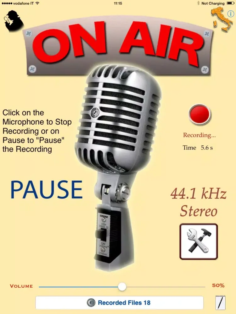 I Voice Recorder - digital audio recorder for music, lessons and voice notes iPad  Screenshots