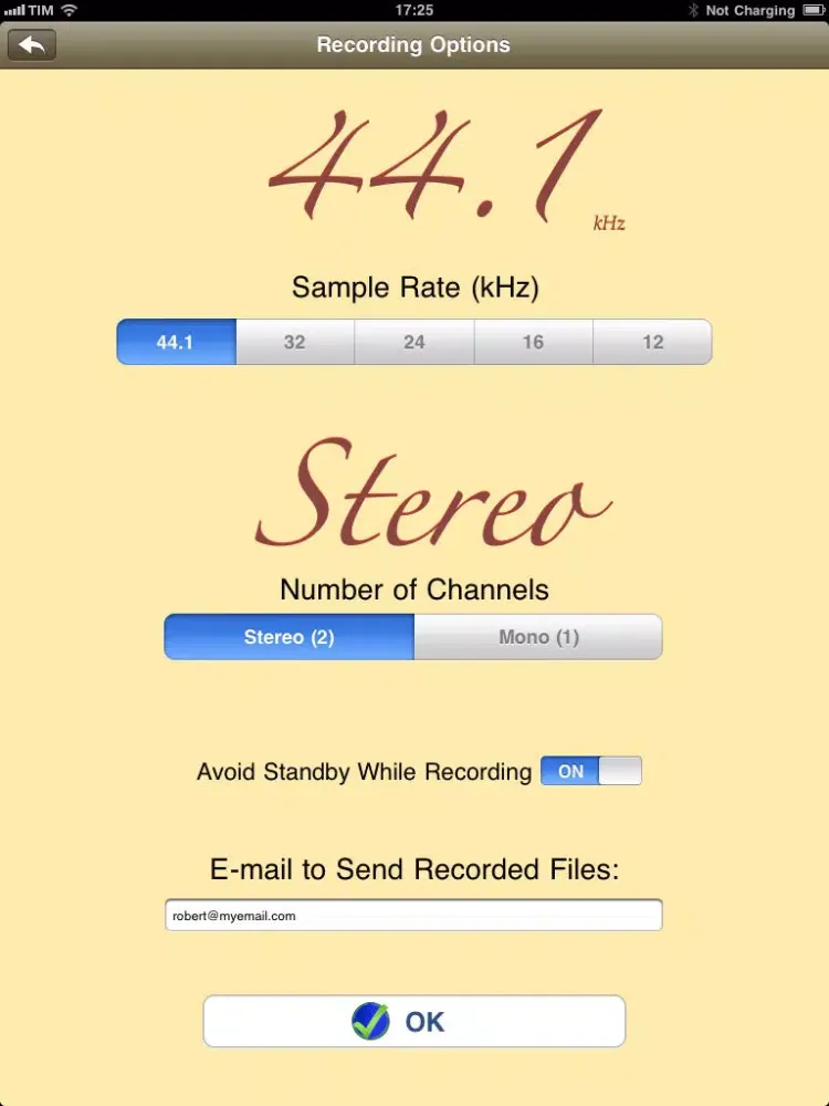 I Voice Recorder - digital audio recorder for music, lessons and voice notes iPad  Screenshots